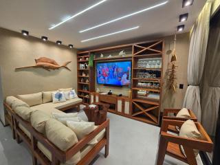 Flat Premium Naay no térreo pé na areia- 8 pessoas - 4