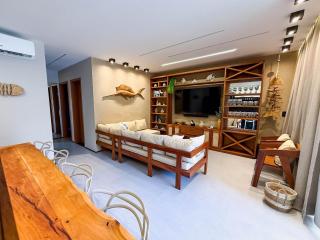 Flat Premium Naay no térreo pé na areia- 8 pessoas - 2