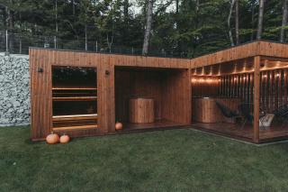 W szczerym lesie - Domek z sauną i jacuzzi w lesie nad Jeziorem Mucharskim - 0