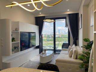 Hommit - Căn hộ 1 phòng ngủ, 2 giường, 1 WC view hồ, máy chiếu, tivi lớn, đồ bếp đầy đủ, máy giặt sấy, Tòa Masteri A - Vinhomes Smartcity Tây Mỗ - 2