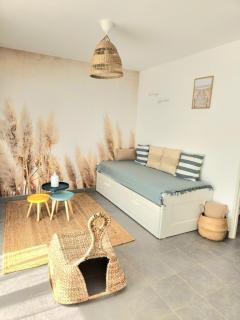 Maison à la décoration bord de mer bohème entre Pornic et Noirmoutier - 5