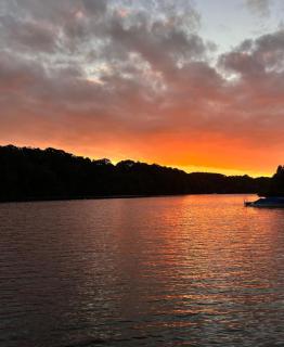 Le Repaire du Lac - Vue, accès au lac avec cheminée - 9