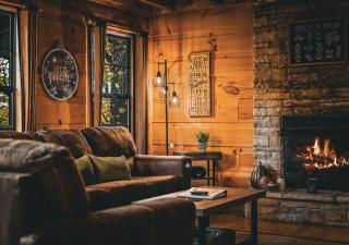 Exclusive Attraction Ticket Prices! Cozy Cabin with Views, Fireplace & Hot Tub - 3