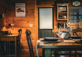 Exclusive Attraction Ticket Prices! Cozy Cabin with Views, Fireplace & Hot Tub - 1