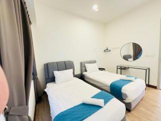 Sea View 3BR Family Suite with Bathtub & Sauna, Jazz Penang - 7