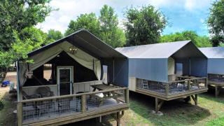 Dream Glamping Destination: Stunning Tented Cabin on the Geronimo Creek in Seguin, Texas - 2