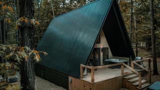 Embrace Nature in this Breathtaking A-frame with Hot-tub in Broken Bow, Oklahoma - Stephens Gap - 5