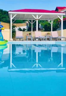 Beautiful suite S18, pool, sea view, next to paradise Pinel Island - 0