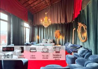 10 Très Grande Chambre insolite double volume XL, proximité gare de tourcoing - 5