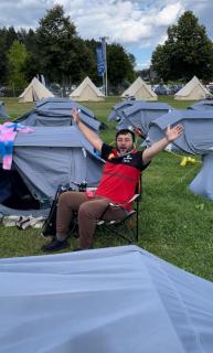 GrandPrixCamp, tents next to the main entrance - 3