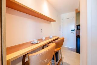 Aptos completos em prédio com piscina a 280m da Praia - CLFs - 8