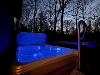 Chic Modern Cabin with Jacuzzi Ideal for Couples in Carbondale, Illinois - 6