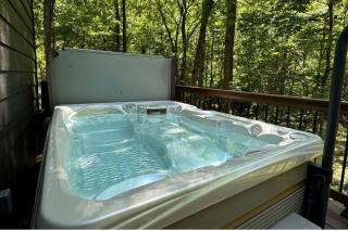 Chic Modern Cabin with Jacuzzi Ideal for Couples in Carbondale, Illinois - 4