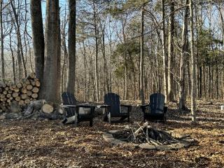 Lakefront Cabin with Fire Pit in Carbondale, Illinois - 4