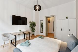 Larooms Eleven - Ideal für Teams - 2 Schlafzimmer - 4 Einzelbetten - Waschmaschine & Trockner - 8