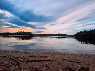 Peaceful Lakeside Cottage with Fire Pit & Screened Porch near Flanders Pond in Sullivan, Maine - 3