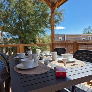 La Dolce Vita Méditerranéenne Mobil Home à 200m de la plage Parc Aquatique Camping 5 Etoiles Les Dunes - 3