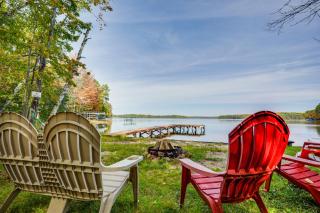 Big Portage Lake Home Deck, Dock, Fire Pit - 0