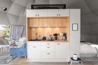 Barrel Hot Tub at 'The Eagle Dome' in Franklin - 1