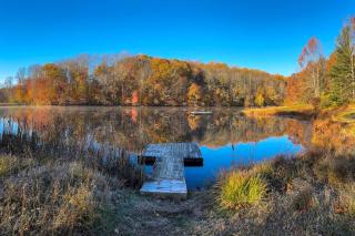 Lake Access and Hot Tub! Serene Rockbridge Cabin - 9