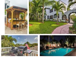 Luxury 8BR Entire Mini-Resort with Heated Pool, Tiki Bar - Tropical Paradise Near Beach! - 0