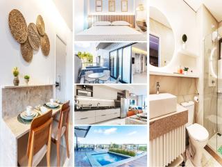 Flat com 1 quarto e piscina privativa no centro de Porto, 200m da rua das sobrinhas e das piscinas naturais - 0