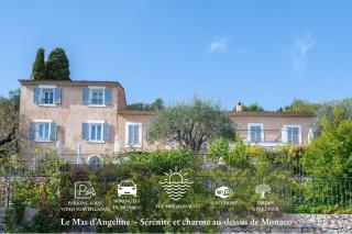 Le Mas d'Angeline-Vue mer panoramique, jardin partagé, parking, voiture indispensable, route étroite et pentue, à 10 min de Monaco - 0