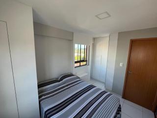 Aparamento mobiliado, 01 quarto, 4 pessoas, 8 min da praia - 2