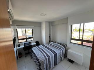 Aparamento mobiliado, 01 quarto, 4 pessoas, 8 min da praia - 1