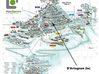 Confort 2P+Cabine 6 pers, centre Alpe d'Huez, proche pistes - FR-1-405-349 - 1