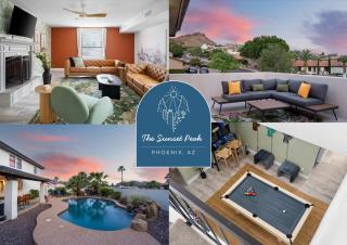 Game Room Resort Pool HotTub Modern Desert Oasis - Phoenix - 0