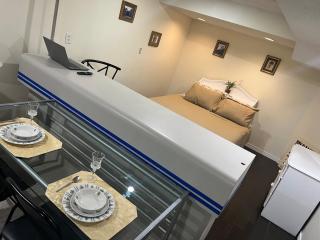 bachelor basement apartment with private kitchenette, washroom, and parking - 3