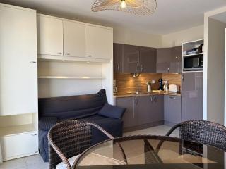 Studio cabine climatisé avec terrasse au Lavandou - FR-1-251-879 - 2