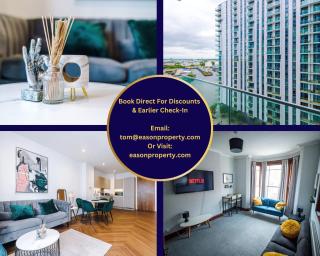 Contractor Heaven Four Bedroom Free Parking in Manchester by Eason Stays - 6