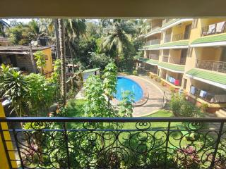 1 Bedroom near Baga Beach Pool & Balcony - 4