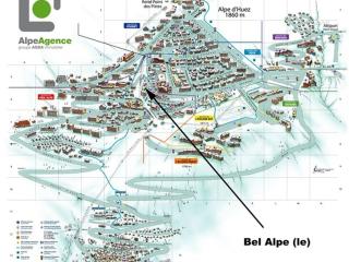 Appartement 2 pièces avec balcon pour 5 pers. à l'Alpe d'Huez, animaux admis - FR-1-405-80 - 1