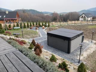 Domek w górach z balią jacuzzi Asina Chata Zawoja - 8