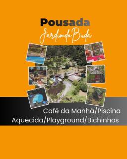Pousada Jardim do Buda com Café e Piscina - 0