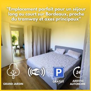 Grand 2 pièces pour 4 personnes avec jardin - Eysines - 0