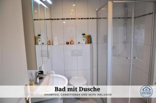 Apartment Karin - Modern ausgestattet und ideal für Gruppen bis 6 Personen und Hund, egal ob Familie, Kollegen oder Freunde, 85qm mit Terasse und eigenem Stellplatz - 1