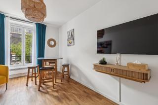 Paris Elegant 1BR in front of Montparnasse - Metro 2min - 50" TV - París - 7