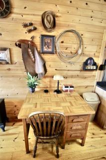 Rustic Cabin Rental with Porch at Foot of Abajo Mountains near Moab, Utah - 4