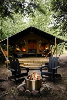 Magnificent Safari Tent with Sauna and Fire Pit in North Woodstock, New Hampshire - 9