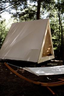 Beautiful A-frame Safari Tent Surrounded by Trees in North Woodstock, New Hampshire - 7