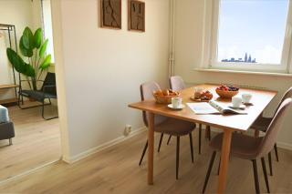 Gemütliches Apartment mit tollem Ausblick, Boxspringbetten, Parkplatz, vollausgestatteter Küche, TV, Wlan - 9