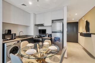 1 Bedroom in Aljada City Center l Balcony & Pool - LemonHomes - 6