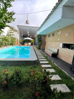 Casa Greemat 2Habs con AC, piscina a pasos de la playa - 9