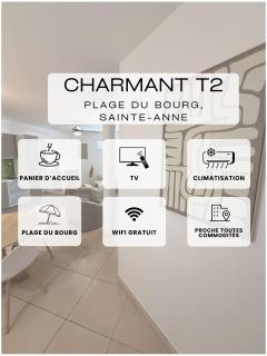 Charmant T2 - Plage et Bourg de Sainte-Anne - 0