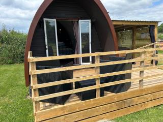 Dolafon luxury glamping pod 3 with hot tub - 5