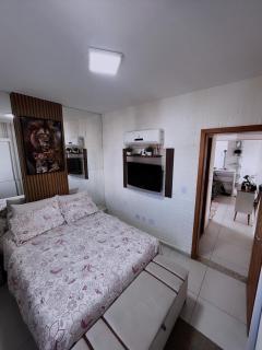 Apto moderno em Praia Grande, 500M da Praia, C ar condicionado em tds ambientes, garagem e sacada privativa - 3